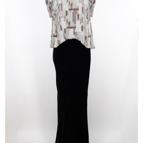 Giorgio Armani Black Label jacket sz S / M couture embellished jacket silver 12k - Picture 8 of 14